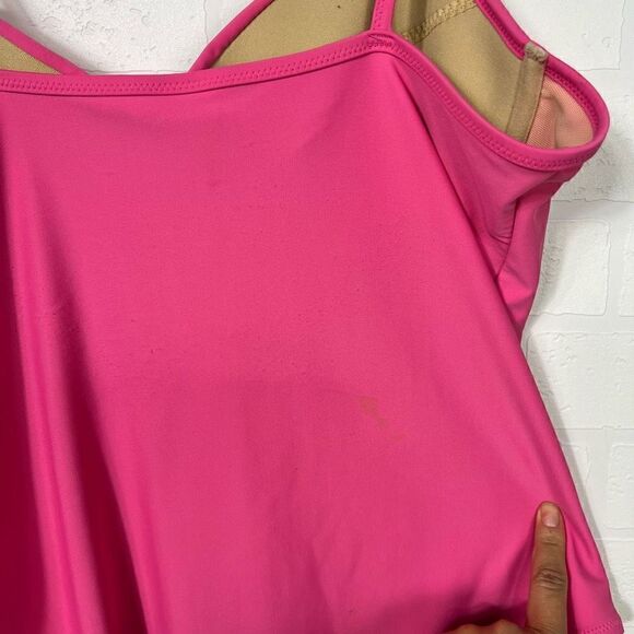 Old Navy One Piece Swim Suit Womens Size XL Barbie Core Pink Underwire - Picture 8 of 10